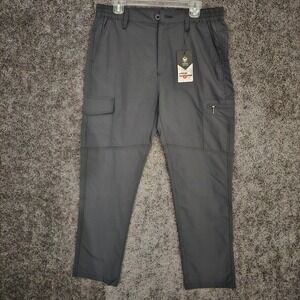 Jiangkuo Cewei Tactics Mens Tactical Cargo Pants Gray Multi Bag Size L NWT